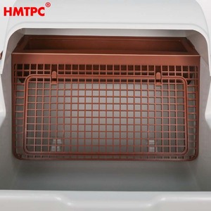 กระบะทรายแมว Hmtpc ขนาด 48.5x25.5x55 ซม. ขนาดใหญ่พิเศษ ป้องกันกลิ่น พร้อมตัวกรองแบบพลิกได้ สำหรับแมว - Product Image 3