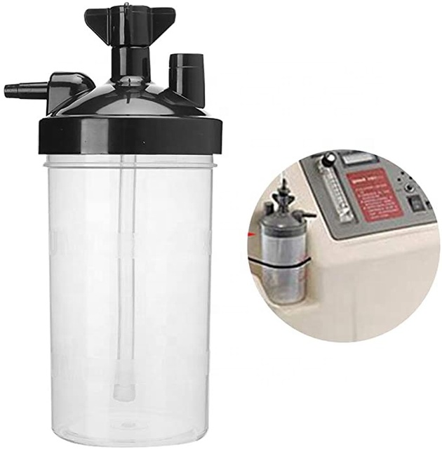 Medical Humidifier Bottles for Oxygen Concentrator Medical Consumables 350ml/400ml/500ml
