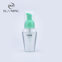 Flacon pompe à savon moussant 200 ml, distributeur de savon liquide pour les mains en PP avec logo personnalisé pour la vente en gros