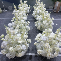 Sunwedding Vente en gros de boules de fleurs artificielles en soie pour la décoration de table de mariage
