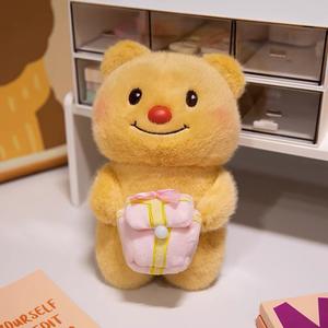 Peluche ours kawaii dans un cupcake - Animal en peluche avec mini pochette cadeau, peluche en forme de cupcake rose/<span class=keywords><strong>jaune</strong></span> pour cadeaux de fête - Product Image 4