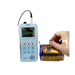 Medidor de espesor ultrasónico de alta precisión de 0.001mm de resolución para llave dinamométrica digital de Metal