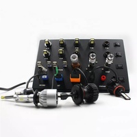 Tablero de Prueba para Faros de Coche, Probador de Bombillas LED T10 W5W Festoon C5W T20 7443 1156 1157 H1 H3 H7 H4 H11