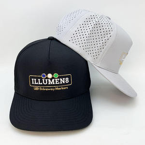 Thiết Kế Cao Cấp Thêu Kim Loại Logo Không Thấm Nước Hai Giai điệu Cha Chạy Gorras 5 Bảng Điều Chỉnh Tùy Chỉnh Bóng Chày Mũ Thể Thao Golf Sợi Dây Thừng Mũ - Product Image 2