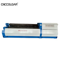 Cintreuse de tôles hydraulique CNC à quatre rouleaux à double entraînement 8*3200mm, personnalisation disponible