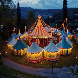 Grande Tendone da Circo a Pali in Vendita per Grandi Eventi all'Aperto Personalizzabile - Product Image 1