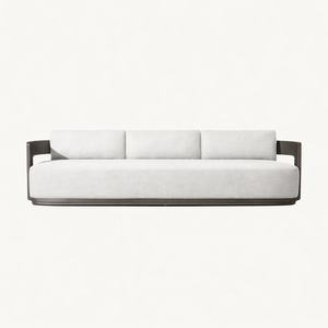 ชุดโซฟากลางแจ้งสำหรับวิลล่า เฟอร์นิเจอร์ระเบียงกลางแจ้ง ชุดโซฟาสวน เฟอร์นิเจอร์กลางแจ้งสำหรับรีสอร์ทหรู โซฟาอลูมิเนียมกลางแจ้งสำหรับโรงแรม - Product Image 5