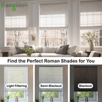 Stores romains filtrant la lumière pour chambre et salon – Protection solaire intérieure