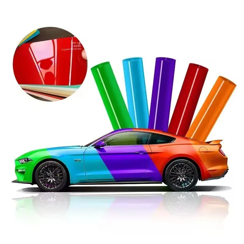 Büyük kalite PPF boya koruma araba filmi özel Premium araç sarma Wrap vinil araba vücut anti-çizik renk araba filmi