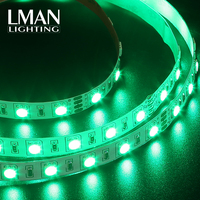 SMD5050 RGB LED-Streifen 24V Flexibles Farbwechsel-Lichtband Hohe Helligkeit Dekorative Beleuchtung für TV, Zuhause und Gewerbeprojekte