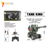 RC kızılötesi savaş rc tankı oyuncak mücadele ses ışık kızılötesi uzaktan kumanda rc askeri tank çocuk için 2023