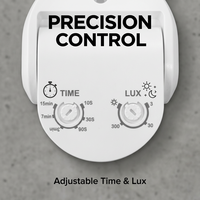 Détecteur de mouvement infrarouge Sprlux IP65 haute sensibilité, portée de détection 12m, utilisation intérieure/extérieure, commande d'éclairage, 220-240V AC