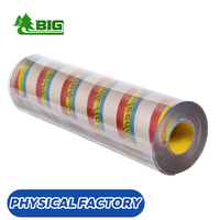 Boligao 1,5 mm 2 mm 3 mm 4 mm 5 mm Nappe transparente en cristal souple et flexible en PVC en rouleau