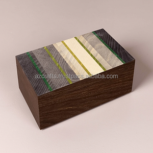 Ethically Sourced for Mango Wood Resin <b>Box</b> Handmade Inlay Design with Custom Logo for Jewelry <b>Storage</b> Bone <b>Material</b> - Product Image 2