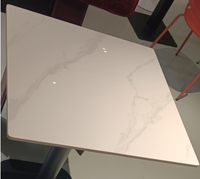 Tables de restaurant commerciales, plateau en bois, table de salle à manger robuste avec base en métal pour café, restaurant, hôtel, prix DDP USA