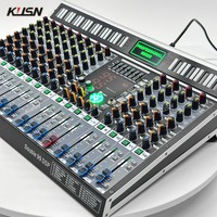 Mixer Audio 16 saluran 2*99 DSP 3 Group Aux kirim konsol profesional Digital konsol Mixer suara dengan Bluetooth MP3 USB
