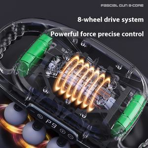 Verbesserte tragbare Tiefen gewebe massage pistole 16 Köpfe Rücken Taille Bein Ganzkörper Rotlicht therapie Entspannen Sie die Mehrkopf-Massage pistole - Product Image 4