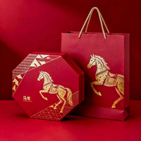 Boîte cadeau de luxe pour desserts avec poignée, emballage unique, boîte à bijoux gaufrée, logo personnalisé, boîte en carton ondulé imprimée sur mesure