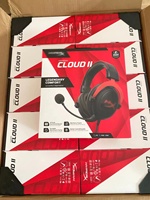 Headset Gaming Hyper X Cloud II Wired Over-ear dengan Suara Surround 7.1, Mikrofon, Layar Digital, Hi-Fi untuk PC, Olahraga, dan Perjalanan