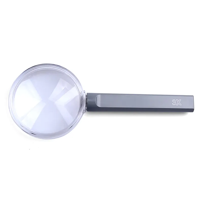 BIJIA 3x60mm Handheld Magnifying Glass For Low Vision Magnifier For Reading Newpapers