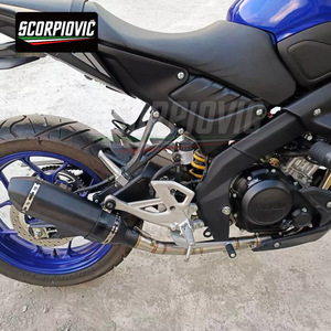 ท่อไอเสียรถจักรยานยนต์สมรรถนะสูงแบบ Akrapovic สำหรับ Yamaha R15 V3 <span class=keywords><strong>MT15</strong></span> ท่อไอเสียแต่งสำหรับรถแข่ง - Product Image 4