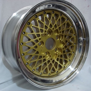 Bku 3 Pièces <span class=keywords><strong>Roues</strong></span> E50 pour <span class=keywords><strong>BMW</strong></span> E30 M3 E12 E28 535I 528I 320I E36 E23 735I 15 16 17 Pouces Jante Personnalisé Mesh Design Alliage 4x100 Roue - Product Image 5