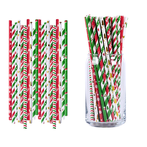Pajitas <span class=keywords><strong>de</strong></span> Papel Navideñas <span class=keywords><strong>para</strong></span> Bebidas, Decoración <span class=keywords><strong>para</strong></span> Fiestas, Suministros <span class=keywords><strong>para</strong></span> Cafeterías y <span class=keywords><strong>Restaurantes</strong></span>, Desechables, Venta al Por Mayor - Product Image 5