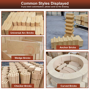 Horno de alta temperatura Al2O3 Ladrillo de fuego Ladrillo refractario de alta alúmina para horno - Product Image 3