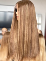 Perruque en cheveux humains casher SHY, style personnalisé, cheveux naturels, dessus en dentelle, programme de perruques sur mesure, fournisseur de marque