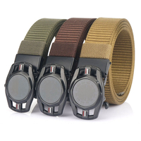 Nouvelle montre automatique pour hommes, style 1.5 pouces, ceinture tactique en nylon extensible pour la sécurité au travail, ceinture en nylon confortable