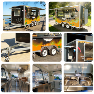 DOT Certified Square <strong>BBQ</strong> <strong>Smoker</strong> <strong>Trailer</strong> Fully Equipped With Wood Fire Grill for Outdoor Catering Street Food Concession <strong>Trailer</strong> - Product Image 6