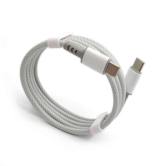 Braided Usbc to Usb-c Cable Type C Fast Charging Type Data Cables for Phones and Laptop 1m Data Cables for Mobile Phone Computer