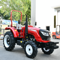 Tracteur agricole diesel compact haute performance 4x4 avec boîte de vitesses 80-120 CV, polyvalent pour l'agriculture et l'aménagement paysager