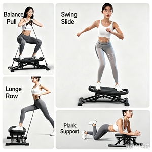 CZFIT Steel Twisting Waist Sliding <b>Step</b> 2-in-1 Electric Stair Stepper Home Fitness Machine-Anti-Slip Eco-Friendly - Product Image 6