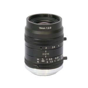 10MP máy công nghiệp tầm nhìn C-Mount ống kính 16mm 2/3 \ "F2.0 Hướng dẫn sử dụng cố định cho tập trung cho điện tử tiêu dùng - Product Image 1