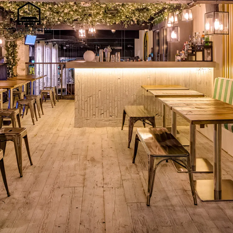 Venta al por mayor de China, superficie sólida de piedra artificial personalizada, mesas de café de comedor blancas cuadradas para restaurante