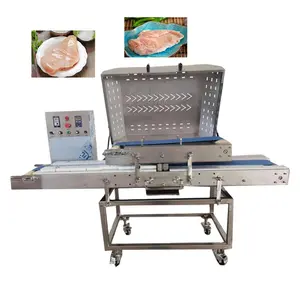 Automatic Fresh Beef Jerky Slicer Flake Pork Meat Cutting Slicing Machine Chicken Breast Slice Making Machine