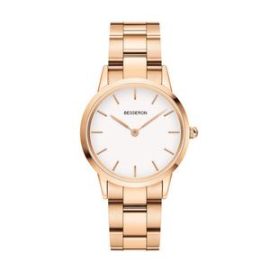 Montre à quartz élégante en acier inoxydable pour femmes, bracelet ultra-fin, montre-bracelet féminine - Product Image 2
