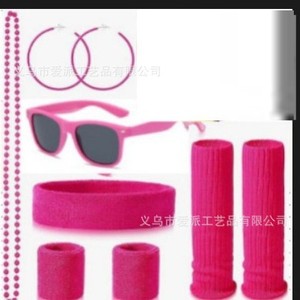 Conjunto de Joyería de Moda Color Rojo Rosa para Fiesta, Accesorios Modernos para Mujer, Primavera 2023 - Product Image 4