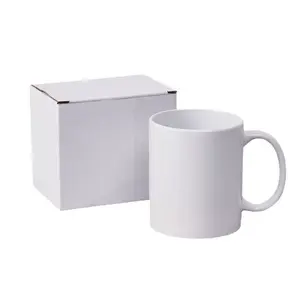 11oz thăng hoa Mug Trắng trống gốm thăng hoa tráng Mug DIY Mug thăng hoa in ấn