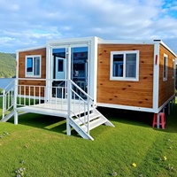 Maison Capsule Modulaire 20ft 40ft, Maisons Conteneurs Pliables et Extensibles, Maison 3 Chambres, Maisons Pop-up à Habiter avec Électroménager