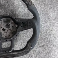 Volant de voiture personnalisé en cuir semi-luviné et fibre de carbone véritable, accessoires pour Golf R 5 6 7 MK5 MK6 MK7 CC