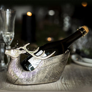 Vente chaude en aluminium coulé cerf porte-bouteille de bière pour Barware discothèque fête décor en aluminium porte-bouteille de bière meilleur vendeur - Product Image 1