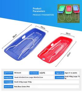 <span class=keywords><strong>Luge</strong></span> de ski gonflable pour enfants en HDPE épaissi, pliable, écologique, durable et sécuritaire, pour l'hiver en extérieur - Product Image 6