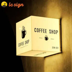 Outdoor Light Box Light Board Marker 3D Sign Outdoor Light Box Advertising Sign 3d Letter Sign Acrylic Light Box