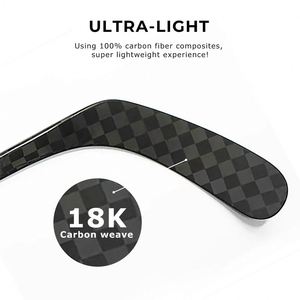 Nuevo y Avanzado Palo de Hockey sobre Hielo de Carbono P92 370G 66" 77Flex 18K Mate para Mano Derecha - Product Image 5