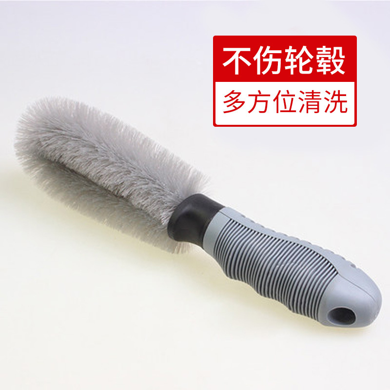 Brosse à roue grise