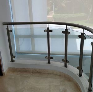 Made <span class=keywords><strong>in</strong></span> China Balcone <span class=keywords><strong>in</strong></span> Acciaio Inox 304/316 <span class=keywords><strong>Balaustra</strong></span> di Vetro - Product Image 6