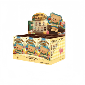 Caja ciega de oso de mantequilla Original lindo traje de <span class=keywords><strong>Hermanas</strong></span> Kawaii Latte bebé vinilo llavero de felpa muñecas caja ciega regalo - Product Image 1
