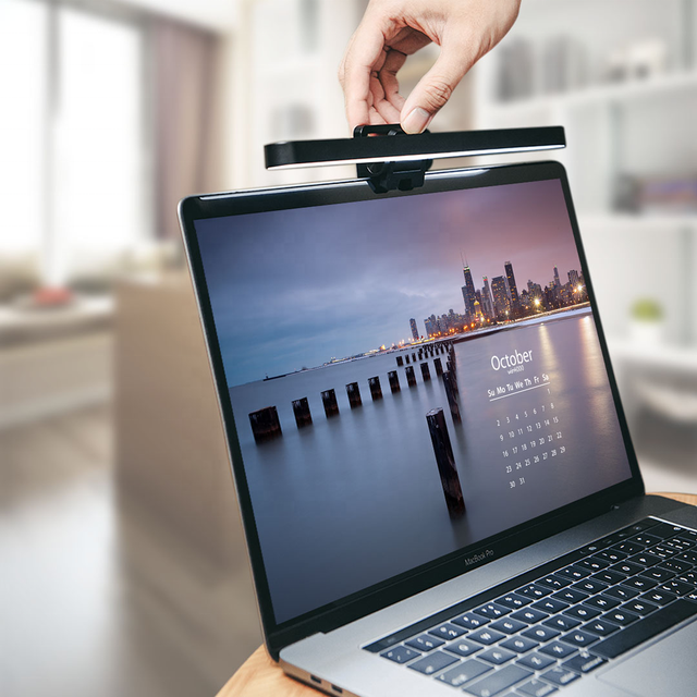 E-Reading LED Desk Screenbar Lamp Dimmable Monitor Laptop Screen Hanging Light Bar Clip Computer Lighting